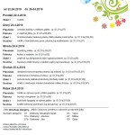 Jídelníček 22.4. - 26.4.2019