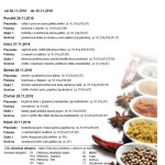 Jídelníček 26. 11. - 30. 11. 2018