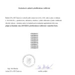 Rozhodnutí k přijetí k předškolnímu vzdělávání